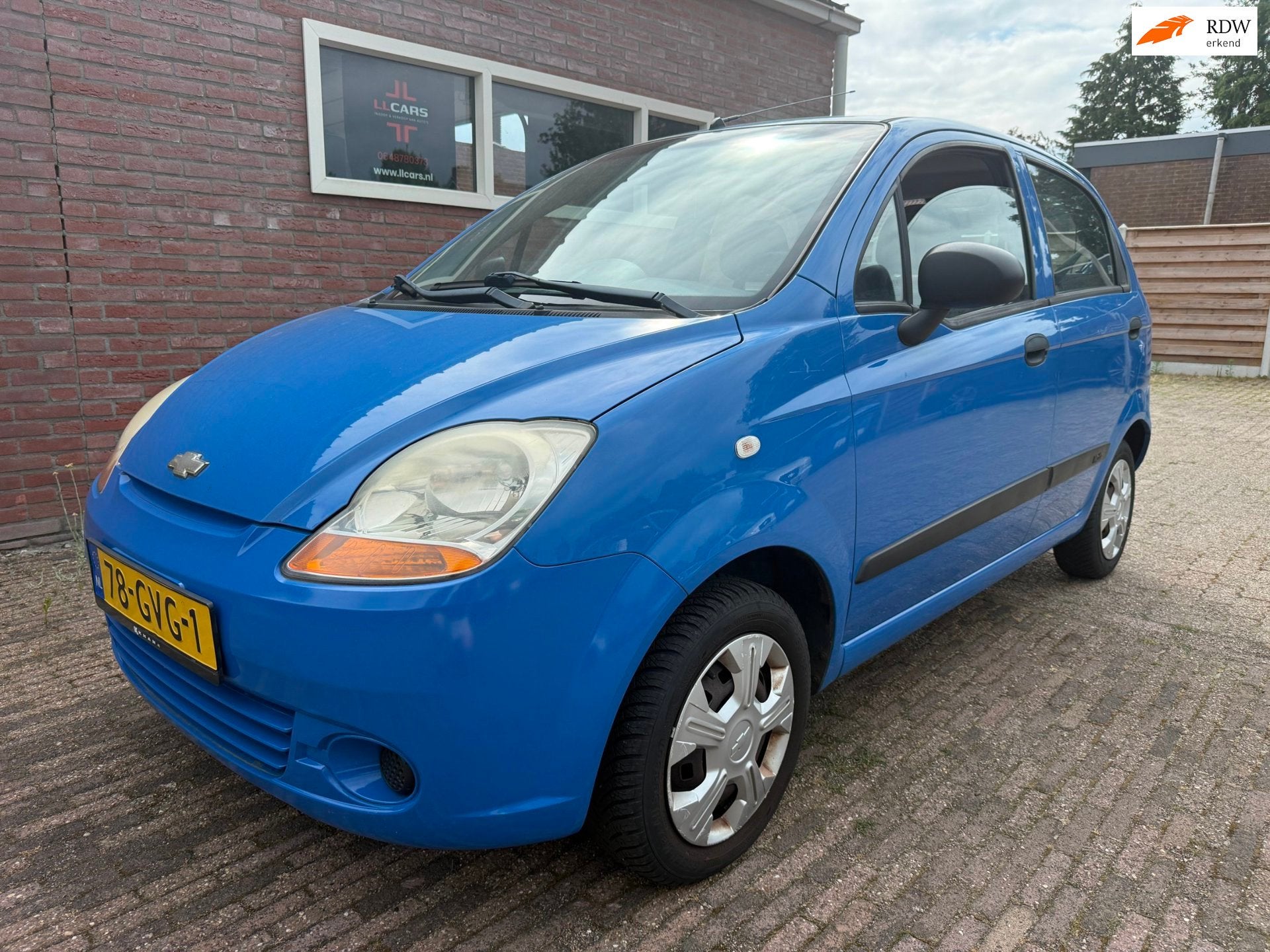 Chevrolet Matiz 0.8 Spirit APK 23-7-2027 airco 5 deurs elekt, Auto's, Voorwielaandrijving, Gebruikt, Blauw, Origineel Nederlands