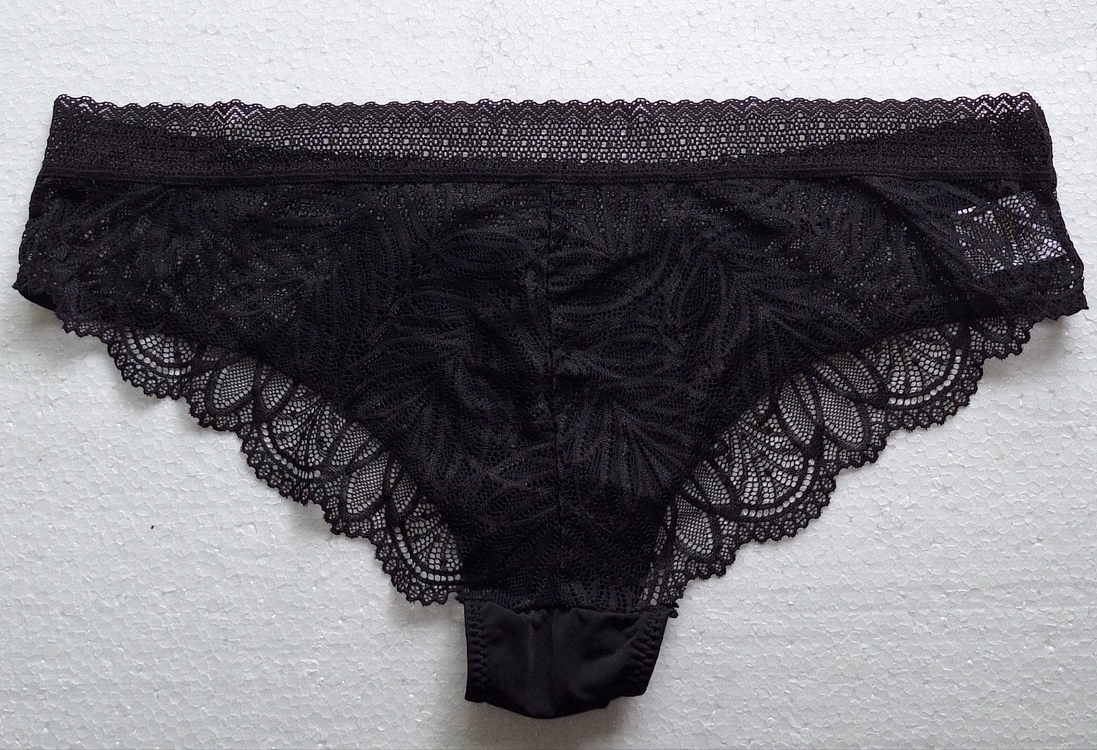Nieuw transparant zwart broekje maat XL (44), Kleding | Dames, Ondergoed en Lingerie, Verzenden, Zwart, Slip