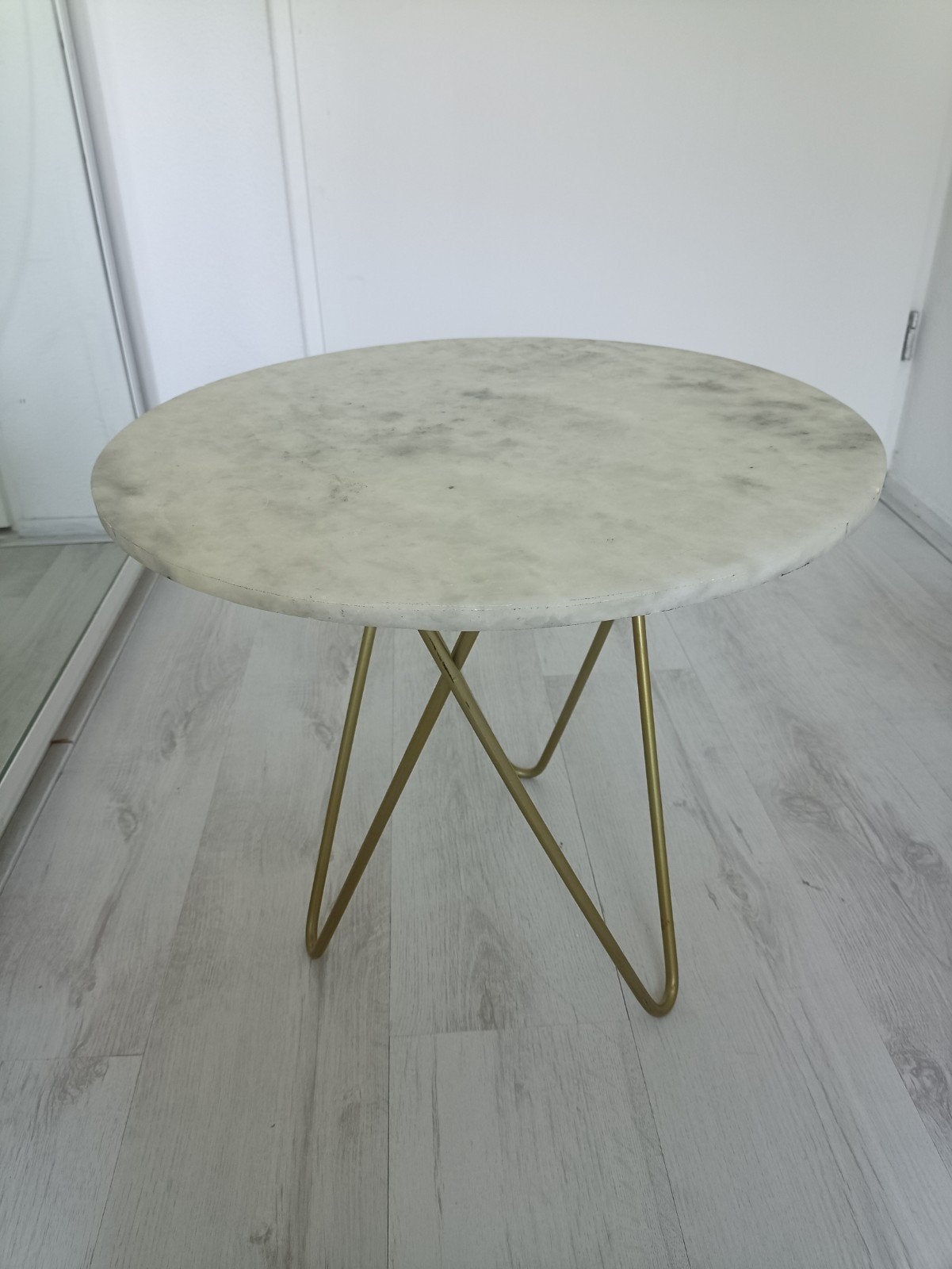 Ronde marmeren sidetable van Sissy Boy, Ophalen, Rond, Minder dan 55 cm
