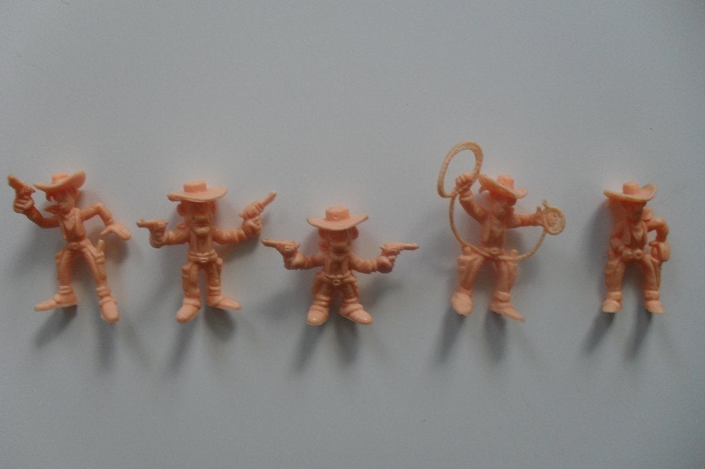 Lucky Luke pvc Rohling ongeverfd figuurtjes, Ophalen of Verzenden, Overige figuren, Gebruikt, Overige typen