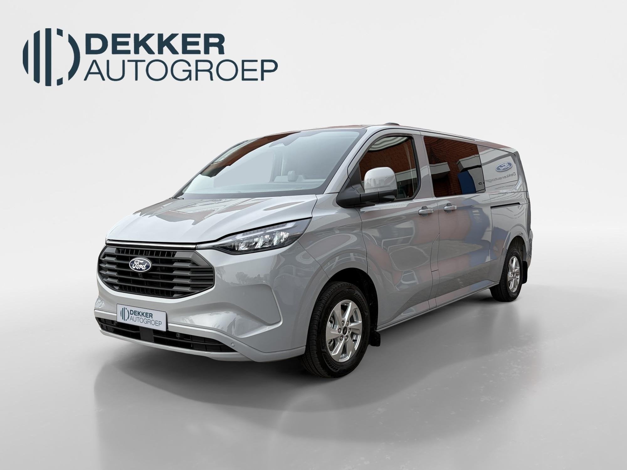Ford Custom 2.5 PHEV 233PK L2H1 Dubbele Cabine Transit Custo, Auto's, Euro 6, 4 cilinders, 233 pk, Plug-in hybride