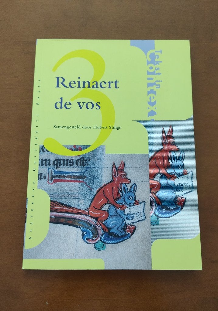 Tekst in Context 3 - Reinaert de Vos, Boeken, HAVO, Zo goed als nieuw, Nederlands, Hubert Slings