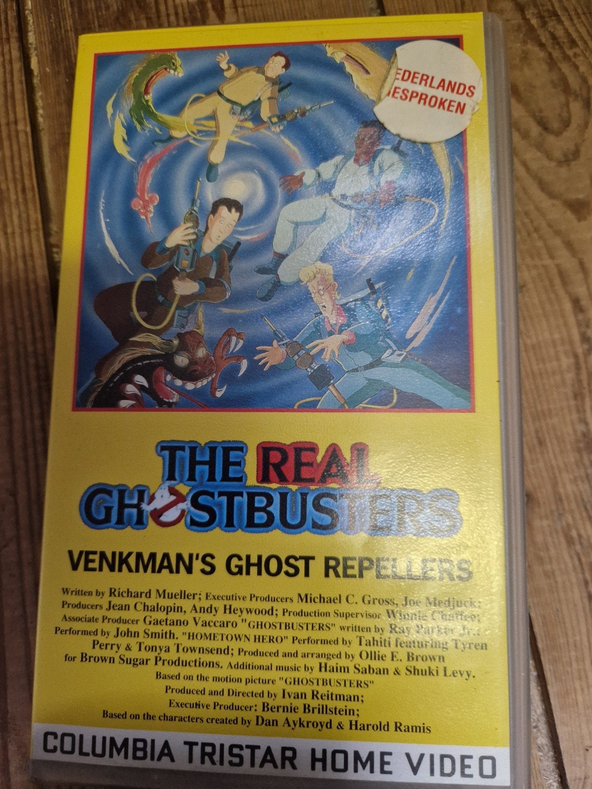vhs the real ghostbusters venkman's ghost repellers tape, Cd's en Dvd's, Ophalen of Verzenden