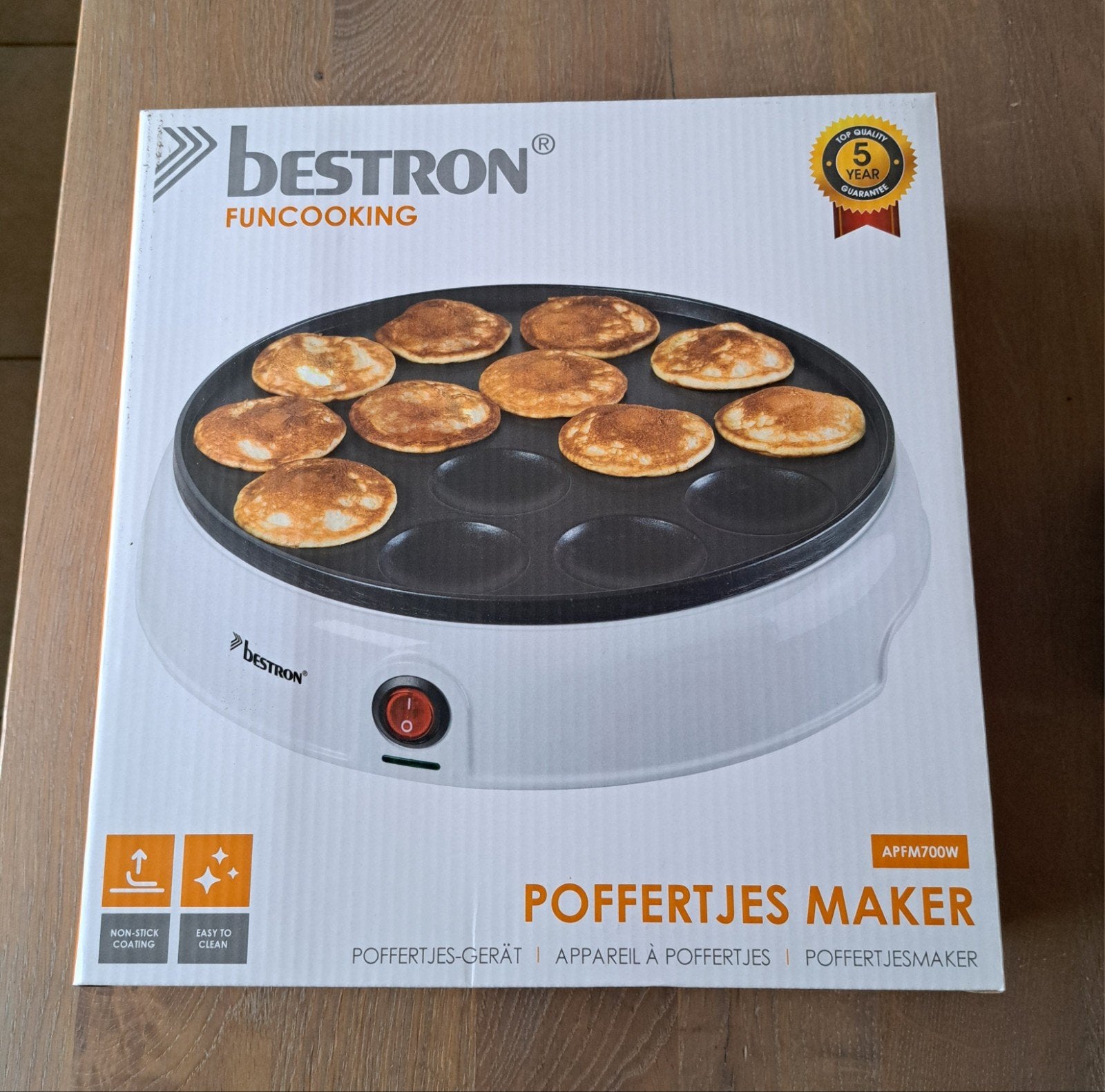 Bestron Poffertjesmaker, Witgoed en Apparatuur, Wafelijzers, Nieuw, Ophalen of Verzenden