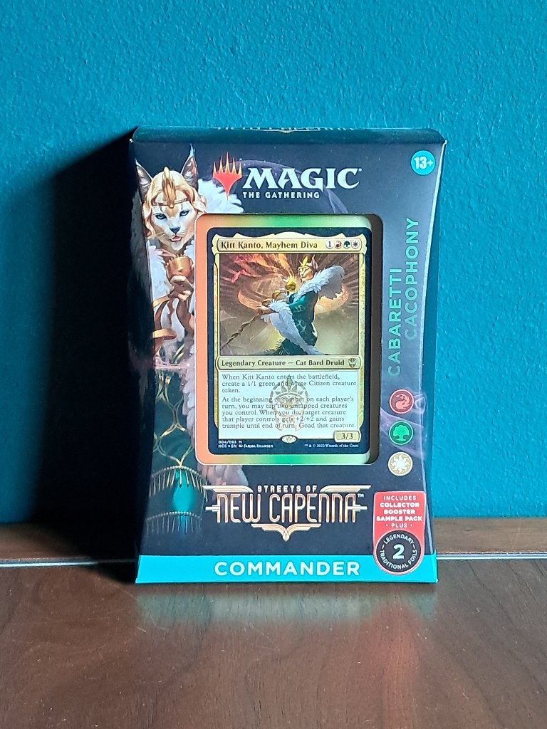 Caberetti Cacophony, Ongeopende Commander Deck, Verzenden, Nieuw, Speeldeck