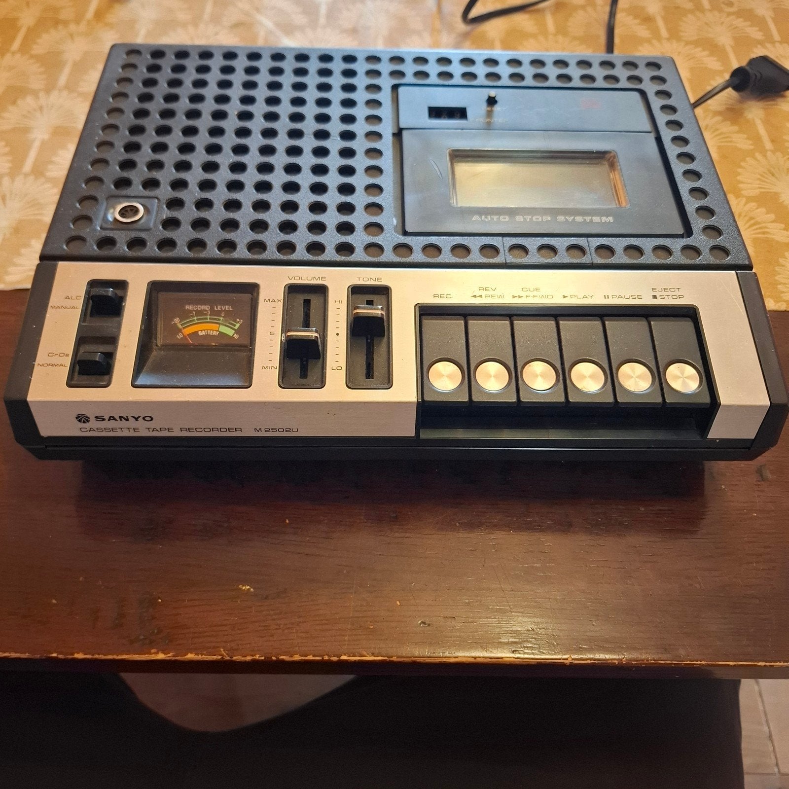 Sanyo Cassette Tape recorder M2502U, Ophalen of Verzenden, Overige merken