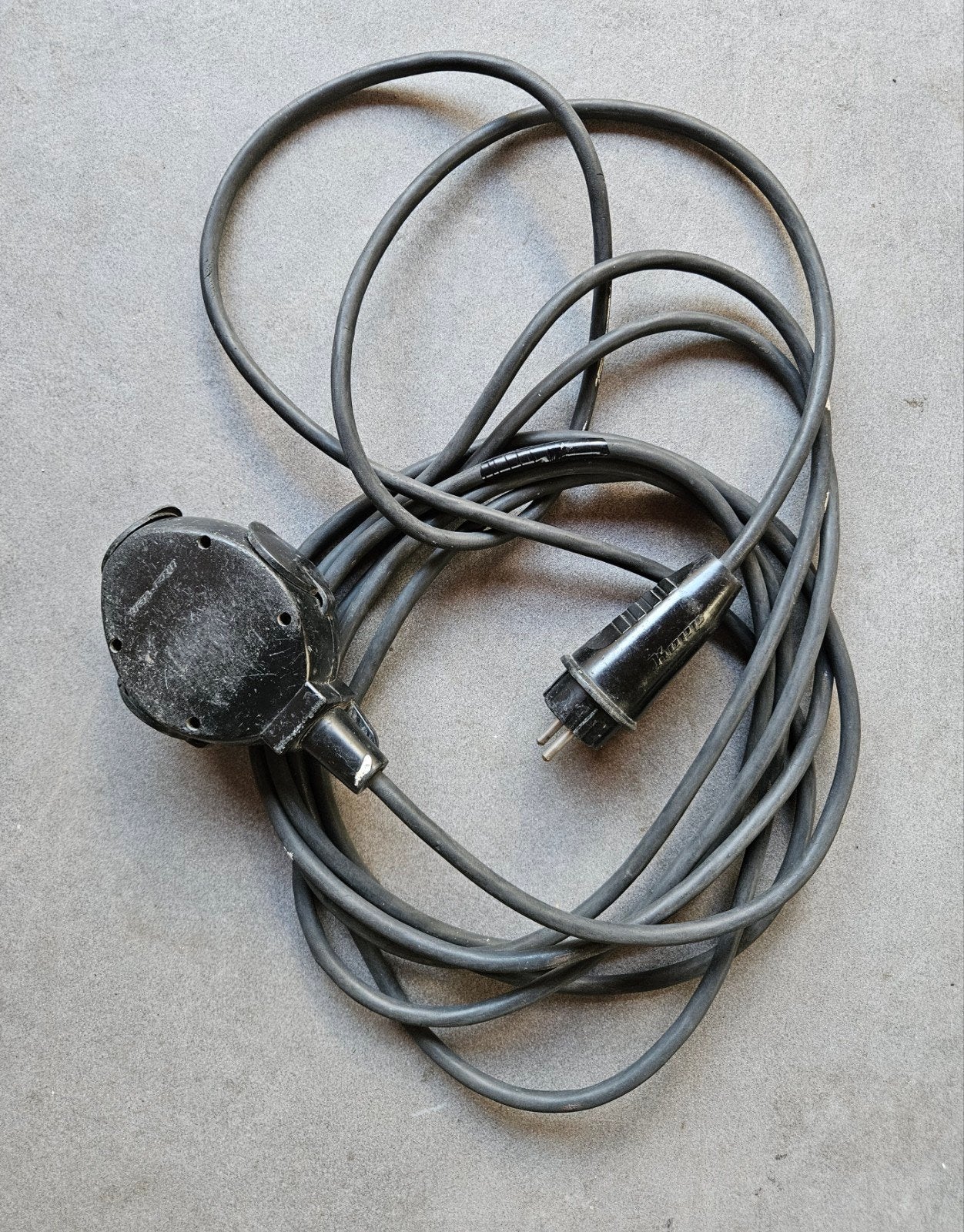 Verlengkabel met stekkerdoos - Gebruikt, Ophalen of Verzenden, Gebruikt, Overige merken, Kabel of Snoer