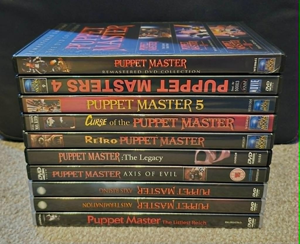 Puppet Master 1-12 Collection (full moon / 1989-2018), Cd's en Dvd's, Dvd's | Horror, Zo goed als nieuw, Overige genres, Vanaf 16 jaar