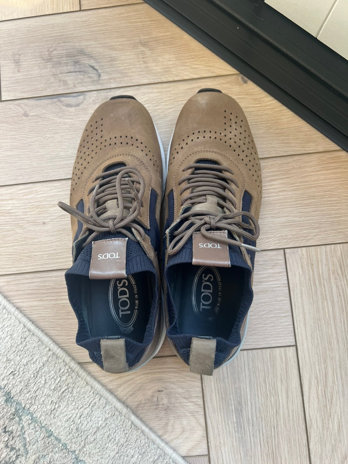 Tod’s sneakers maat 43(UK9), Kleding | Heren, Schoenen, Bruin, Ophalen of Verzenden, Sneakers of Gympen, Zo goed als nieuw