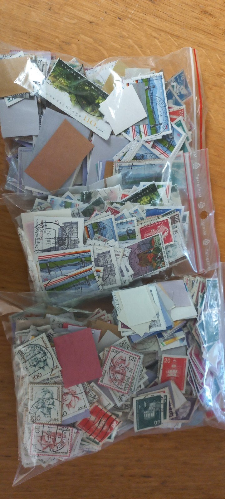 360 gram duitse onafgewekte postzegels, Ophalen of Verzenden