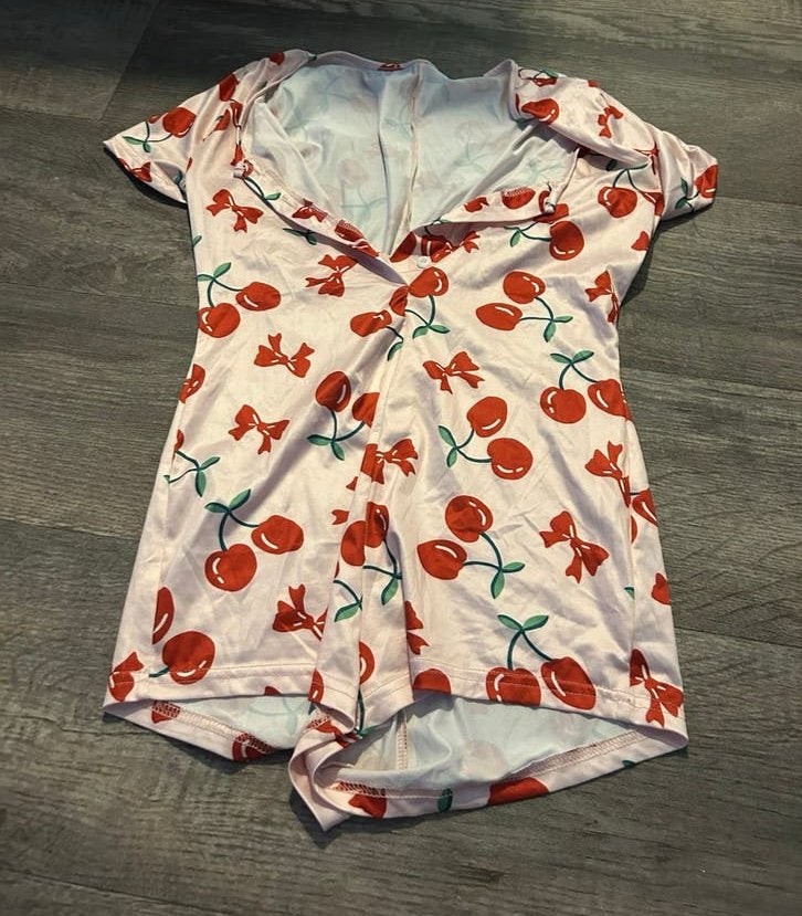 Kersen pyjama, maat M, Ophalen of Verzenden, Nieuw