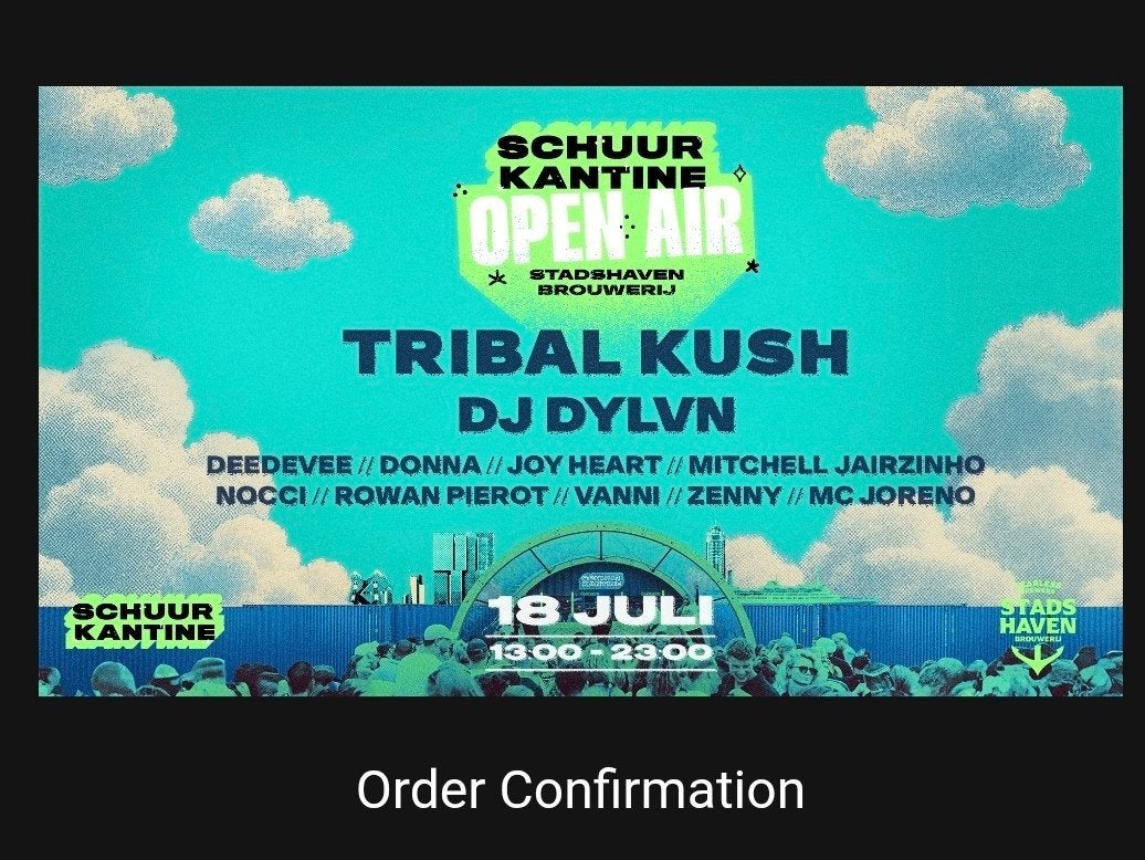 4 tickets voor De Schuurkantine te koop, Tickets en Kaartjes, Twee personen