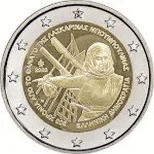 2 Euro Griekenland 2025 - Laskarina Bouboulina - UNC, Verzenden, Griekenland, 2 euro, Losse munt