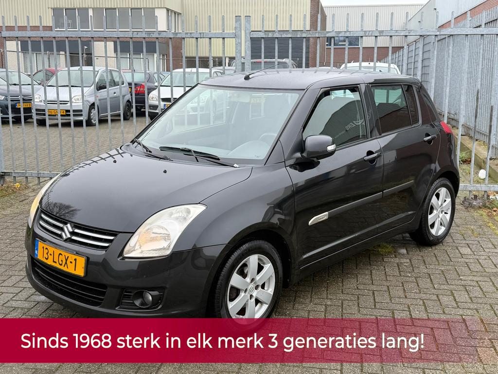 Suzuki Swift 1.3 Limited 5 deurs 93PK! KMST NAP! AIRCO l STO, Auto's, Suzuki, Voorwielaandrijving, Zwart, 400 kg, Alcantara
