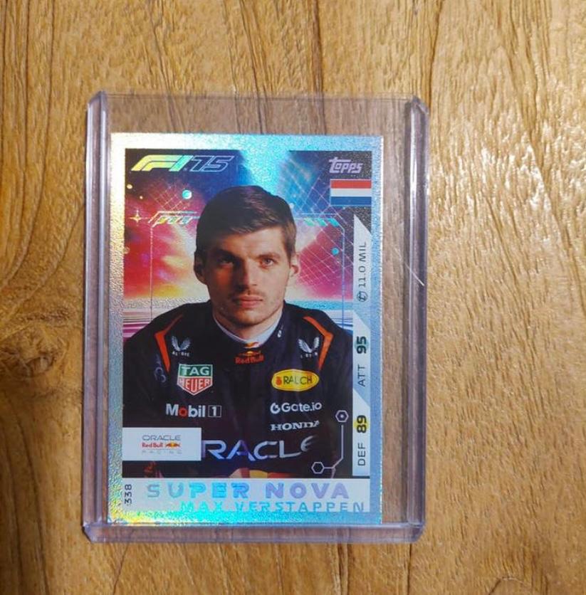 Max Verstappen Refractor Super Nova Topps Formule 1, Ophalen of Verzenden, Zo goed als nieuw, Plaatje