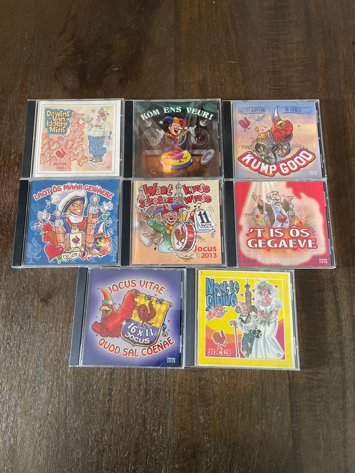 Jocus Vastelaoves CD's - Diverse jaren (8 stuks), Gebruikt, Ophalen of Verzenden, Feestmuziek, Verzamelalbum