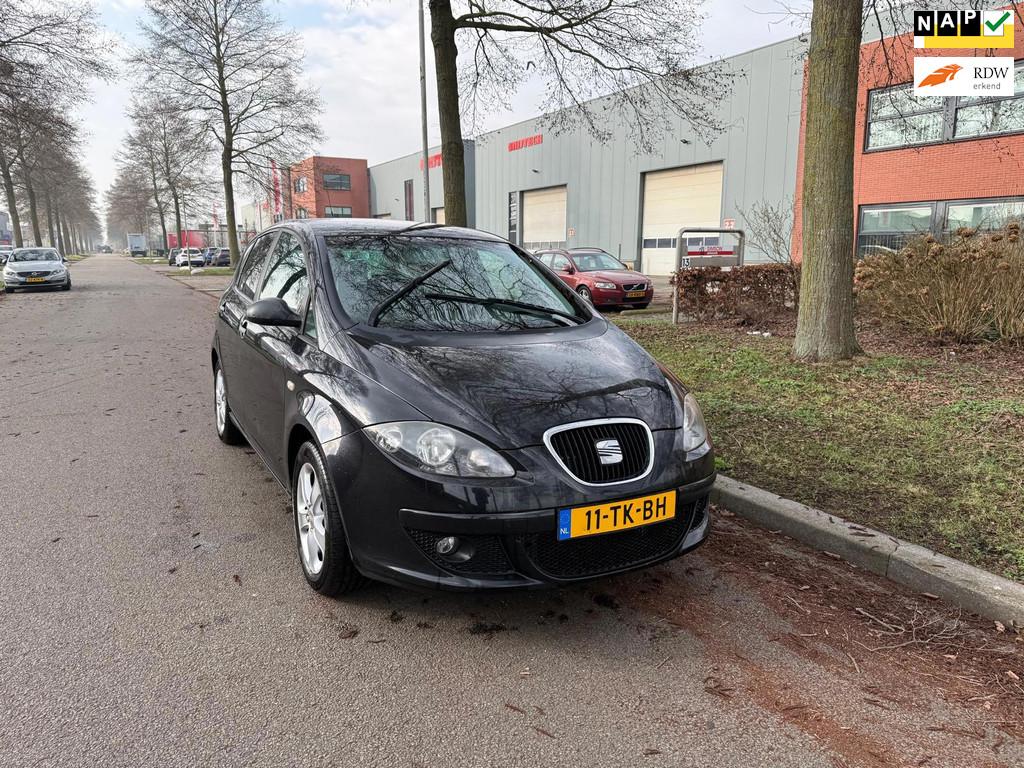 Seat Altea 1.6 Comfortstyle APK 31-01-2027 1 E EIGENAAR, Auto's, Seat, Gebruikt, 1295 kg, 4 cilinders, Zwart