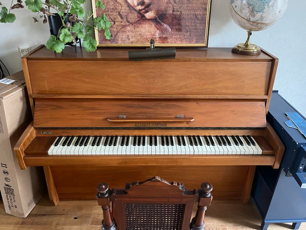 Piano, Ophalen, Gebruikt, Bruin, Piano