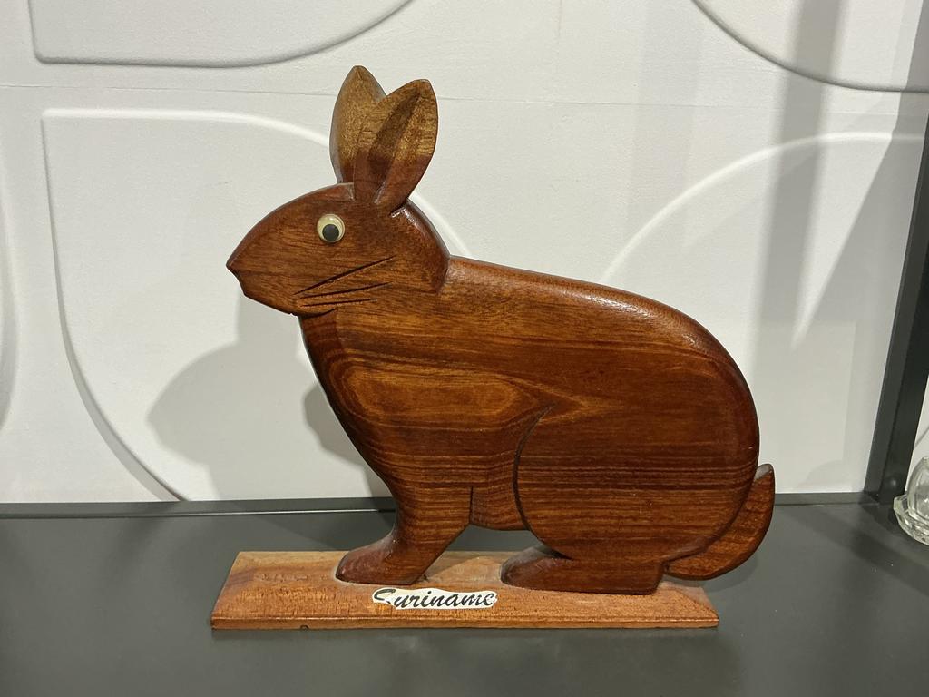 Houten Konijn uit Suriname, Antiek en Kunst, Ophalen of Verzenden