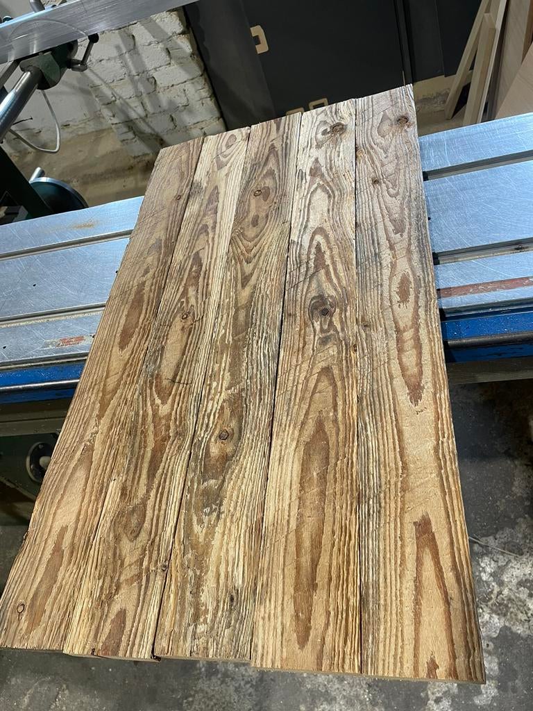 Oude planken  150 m2, Doe-het-zelf en Verbouw, Hout en Planken, Nieuw, Plank, Overige houtsoorten, Minder dan 200 cm, Minder dan 25 mm