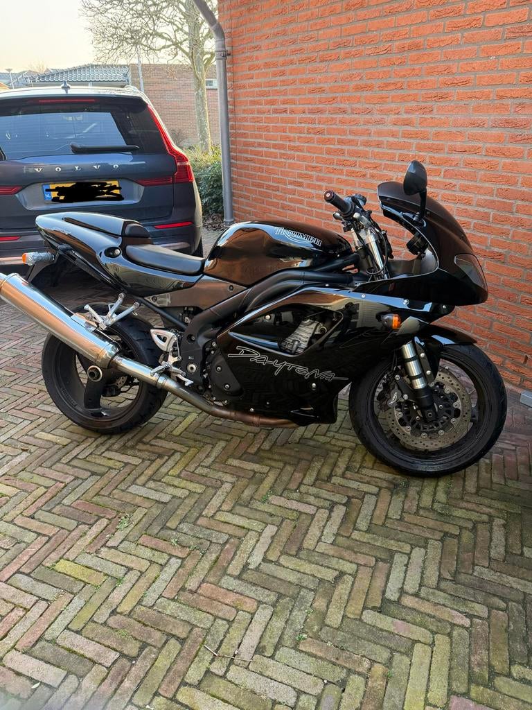 Triumph Daytona 955i Black, build 2004, 31740km, 107,5 kw, Motoren, Motoren | Triumph, Motorrijbewijs A, 3 cilinders, Meer dan 35 kW