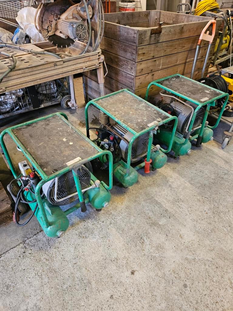 Compressors 10 bar professioneel (nog 2 stuks), Doe-het-zelf en Verbouw, Ophalen, Prebena, ., 10 bar of meer
