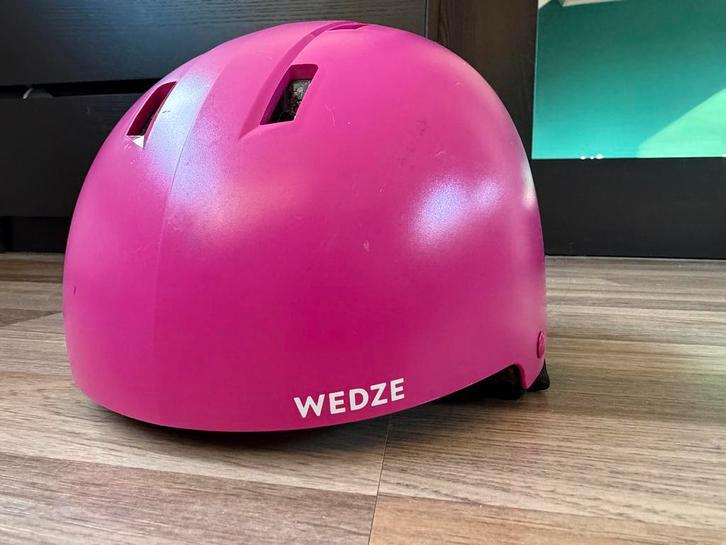Wedze Skihelm Roze Meisje, Sport en Fitness, Skiën en Langlaufen, Overige typen, Ophalen of Verzenden, Zo goed als nieuw, Skiën