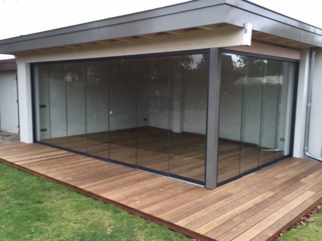 Glazen schuifwand 82 cm. Ook 64 cm 98 cm, of 104  breed, Minder dan 80 cm, Nieuw, Glasplaat, Veiligheidsglas