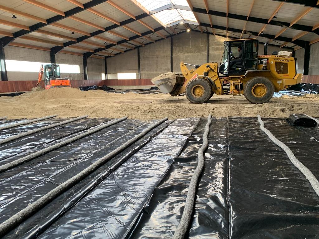 Folie voor eb en vloedbak, paardenbak, manege