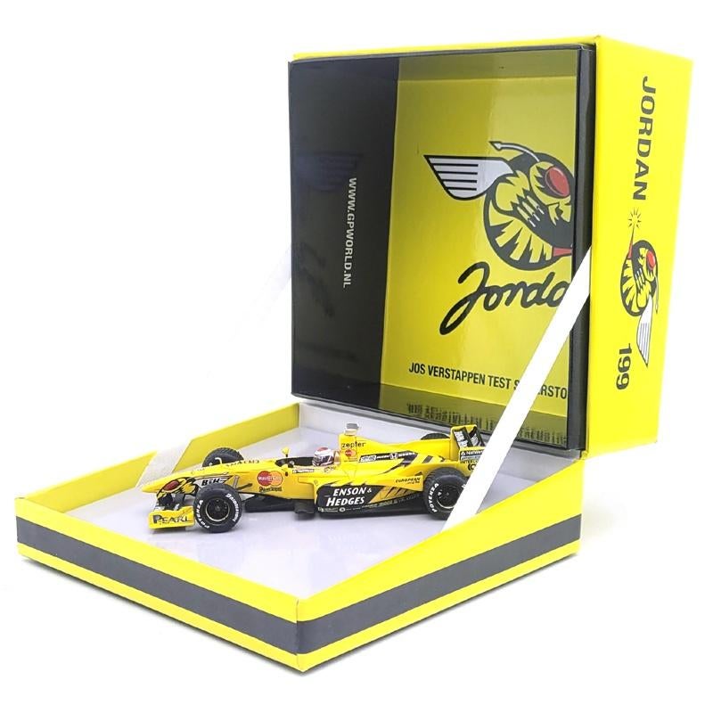 1999 Jos Verstappen, Jordan 199, test 1/43 Spark Models, Ophalen of Verzenden, Nieuw, Auto, Overige merken