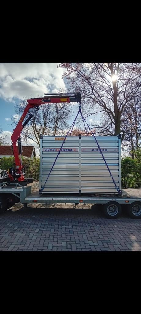 Opslagcontainer te huur, Opslag