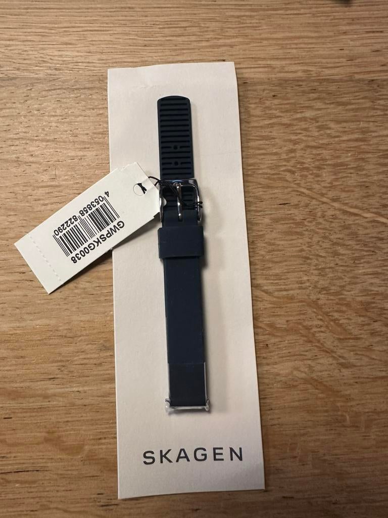 Horlogebandje siliconen Skagen, Sieraden, Tassen en Uiterlijk, Horloges | Dames, Overige merken, Kunststof, Polshorloge, Nieuw