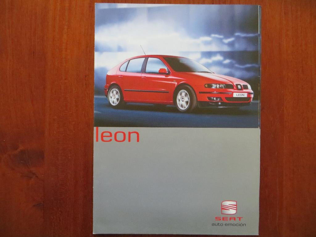 Seat Leon (1M; maart 2001) met 2 bijlagen, Boeken, Ophalen of Verzenden, Nieuw, Overige merken