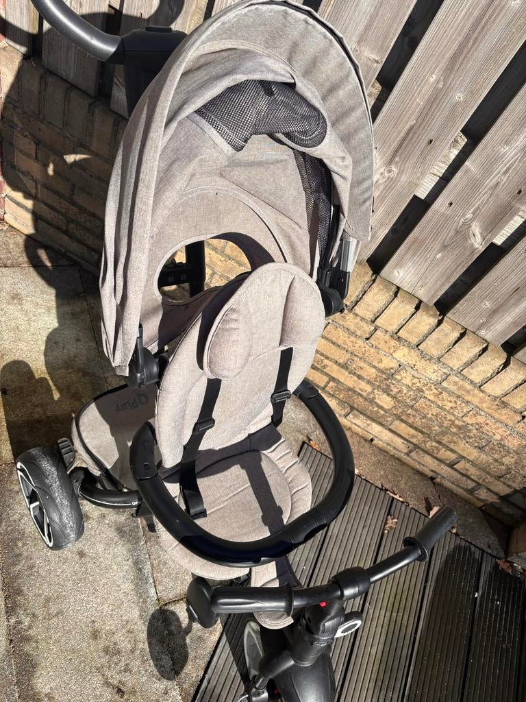 Leuke QPlay kinderfiets met duwstang, Ophalen of Verzenden, Gebruikt, Duwstang