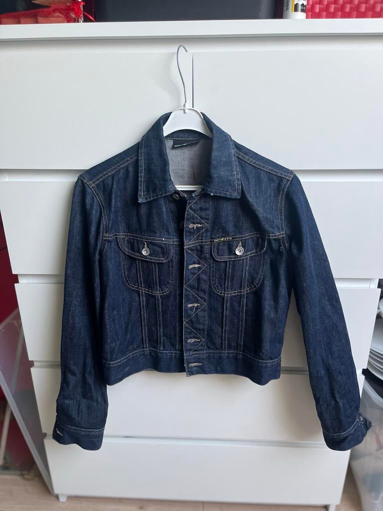Nieuwe DKNY Spijkerjas - Maat S, Ophalen of Verzenden, Nieuw, Maat 36 (S), Blauw