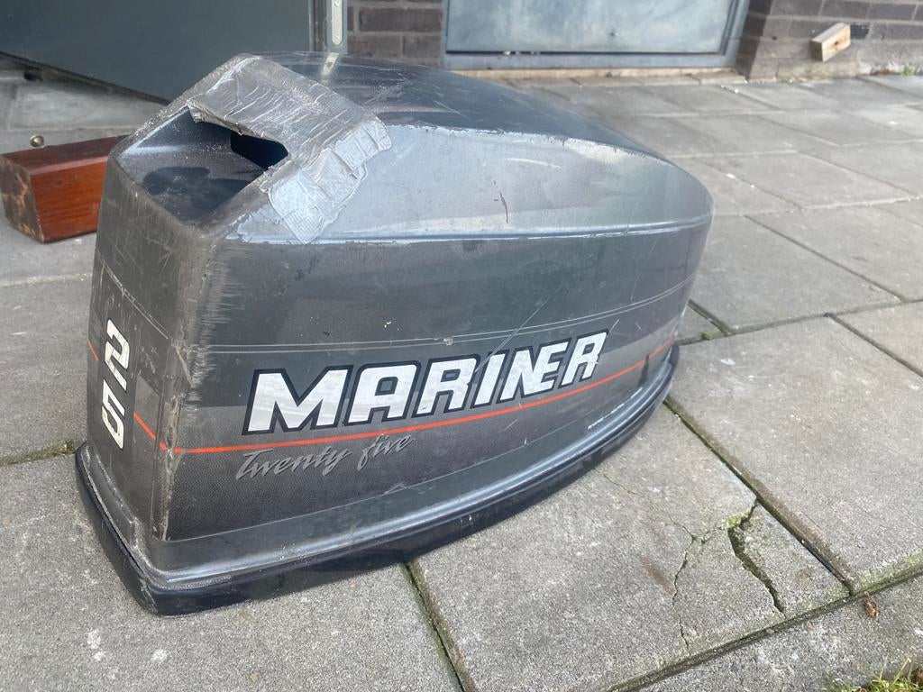 Mariner/ mercury 25/20 pk 2 takt buitenboordmotor kap, Ophalen of Verzenden, Motor en Techniek