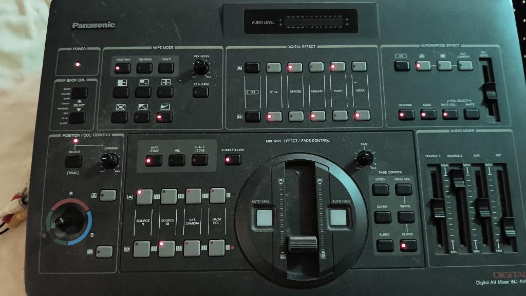 Panasonic WJ-AVE7 AV mixer + WJ-KB50 toetsenbord, Ophalen of Verzenden, Zo goed als nieuw