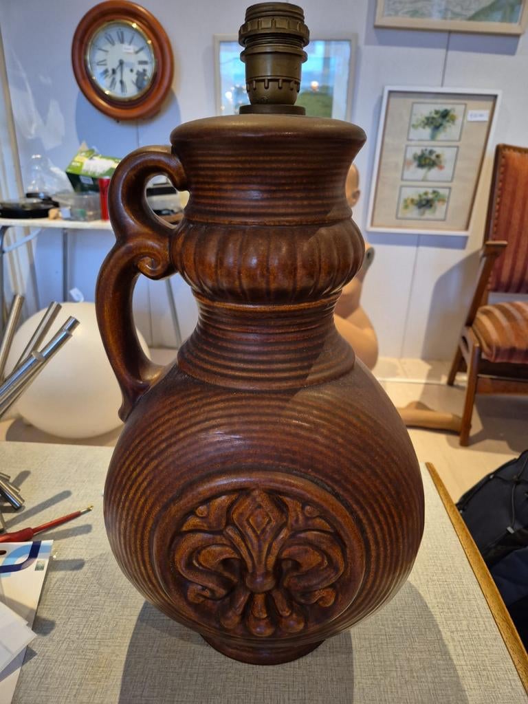 Vintage lampvoet jaren 60/70 - 52cm, Huis en Inrichting, Lampen | Vloerlampen, Ophalen, Overige materialen, Gebruikt, Vintage