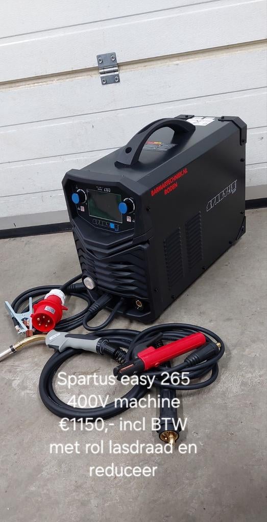 Co2 Mig Mag Spartus 265, Ophalen of Verzenden, Nieuw, Co2