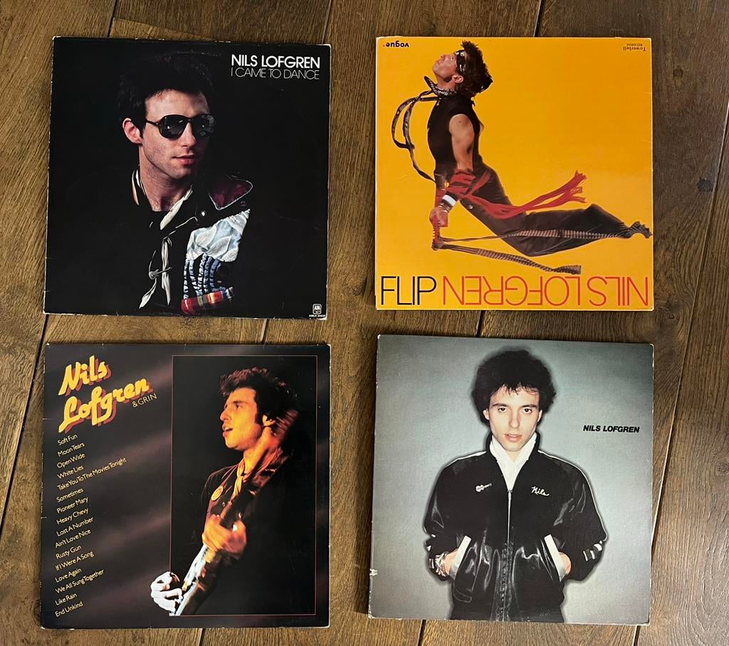 NILS LOFGREN vinyl 4x, Ophalen of Verzenden, Gebruikt, 12 inch, Poprock