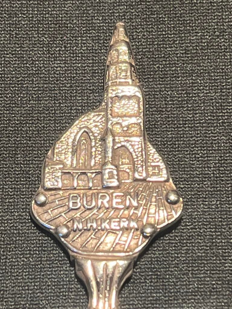 Buren kerk, vintage lepeltje, Antiek en Kunst, Ophalen of Verzenden