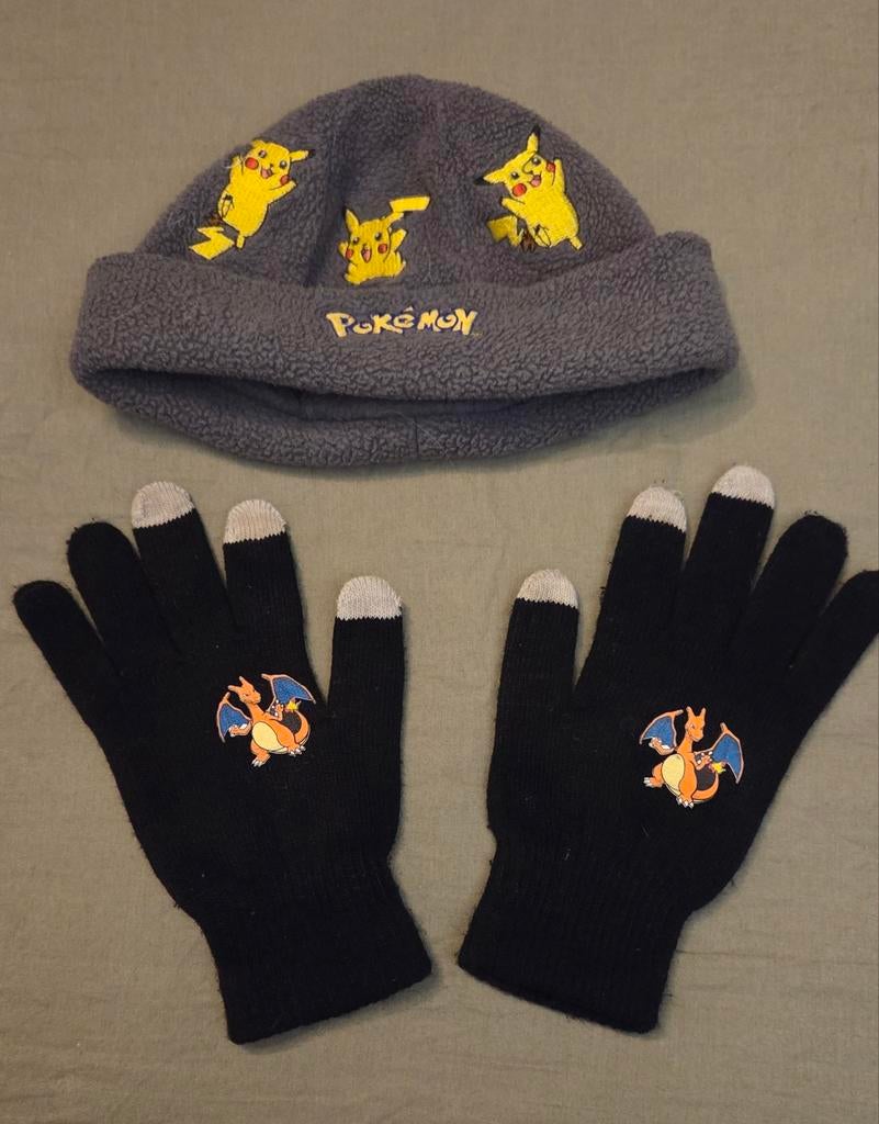 Pokemon Muts en Handschoenen Set, Ophalen of Verzenden, Nieuw, Jongen of Meisje, Muts