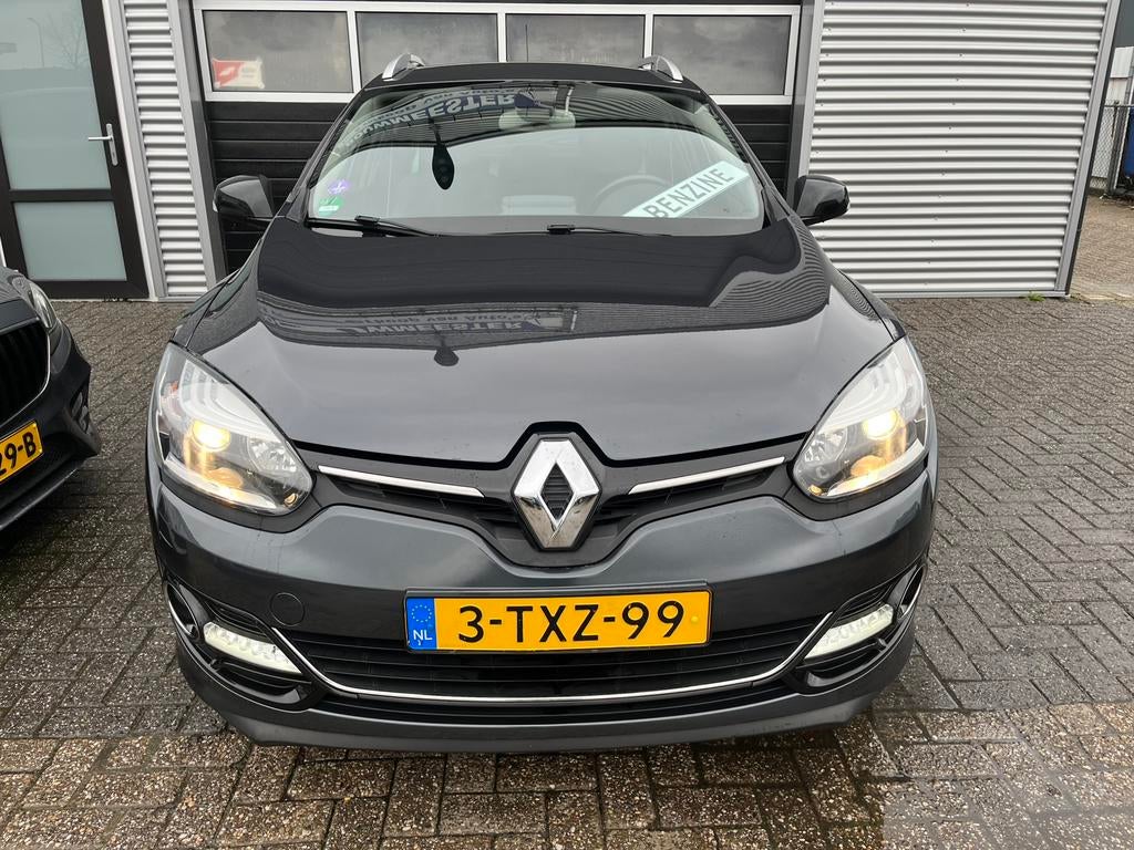 Renault Mégane 1.2 TCE 85KW Energy BOSE BJ2014 Grijs, Auto's, Voorwielaandrijving, Zwart, 4 cilinders, Leder en Stof