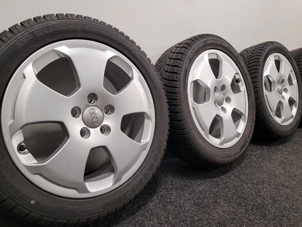 17 inch Audi A3 Skoda Octavia Volkswagen Caddy 5x112 winter, Auto-onderdelen, Banden en Velgen, Banden en Velgen, Winterbanden