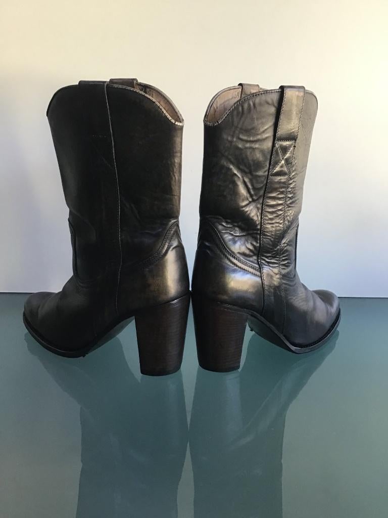 Sendra boho bruine leren laarzen 38 | Gratis verzenden, Bruin, Verzenden, Zo goed als nieuw, Hoge laarzen