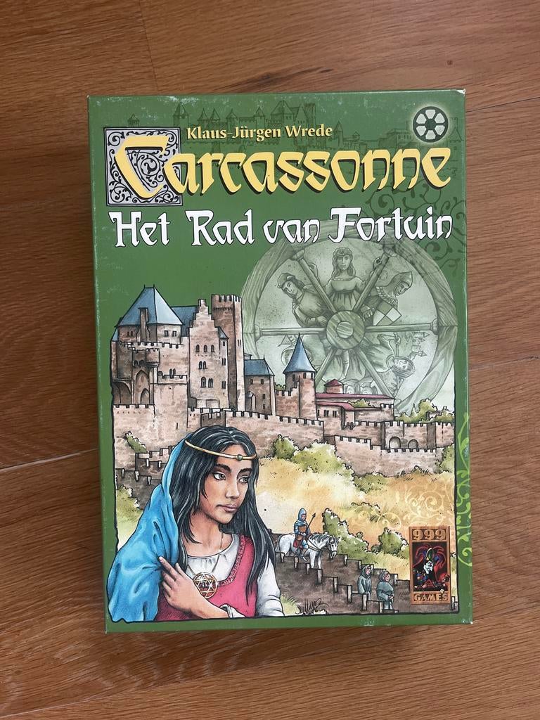 Carcassonne Het Rad van Fortuin - Bordspel, Een of twee spelers, Ophalen of Verzenden, Zo goed als nieuw