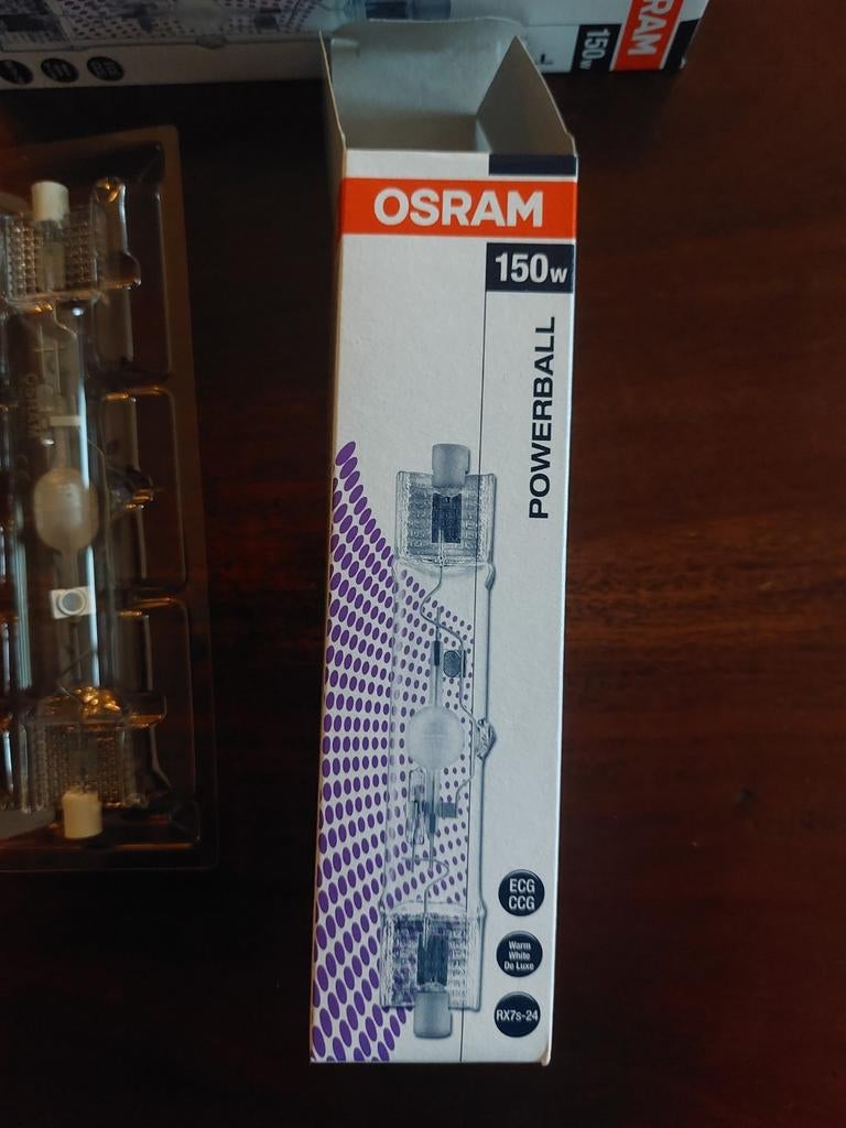 Osram Gasontladingslamp 150W - Nieuwstaat!, Ophalen of Verzenden, Zo goed als nieuw, Minder dan 50 watt, Lamp