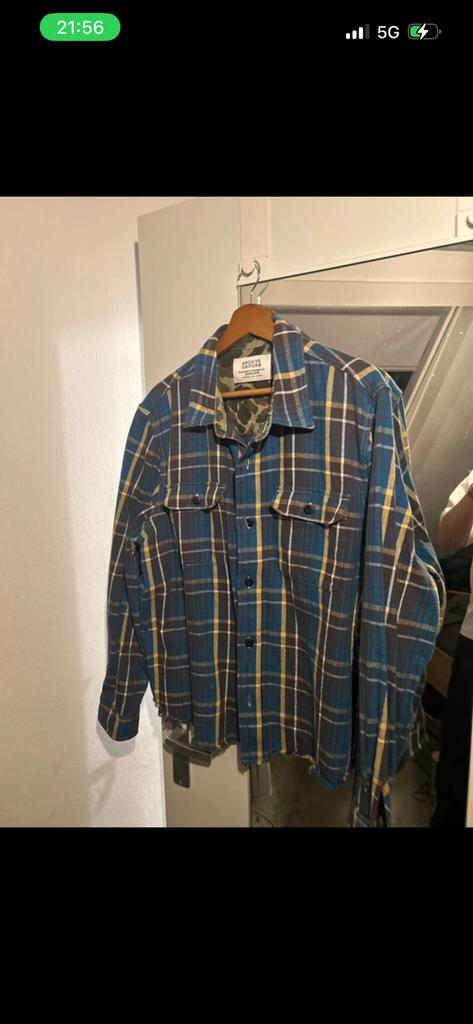 Denham archive shirt L, Ophalen of Verzenden, Nieuw, Blauw, Halswijdte 41/42 (L)