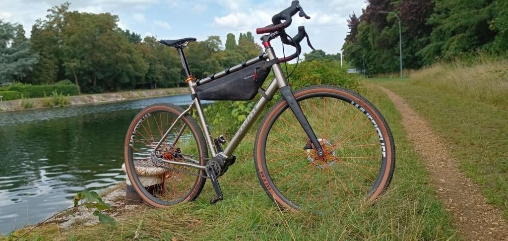 GRAVEL PILOTCYCLES SCRAM TiPINION SMARTSHIFT maat 60, 57 cm of meer, Hardtail, Zo goed als nieuw, Ophalen