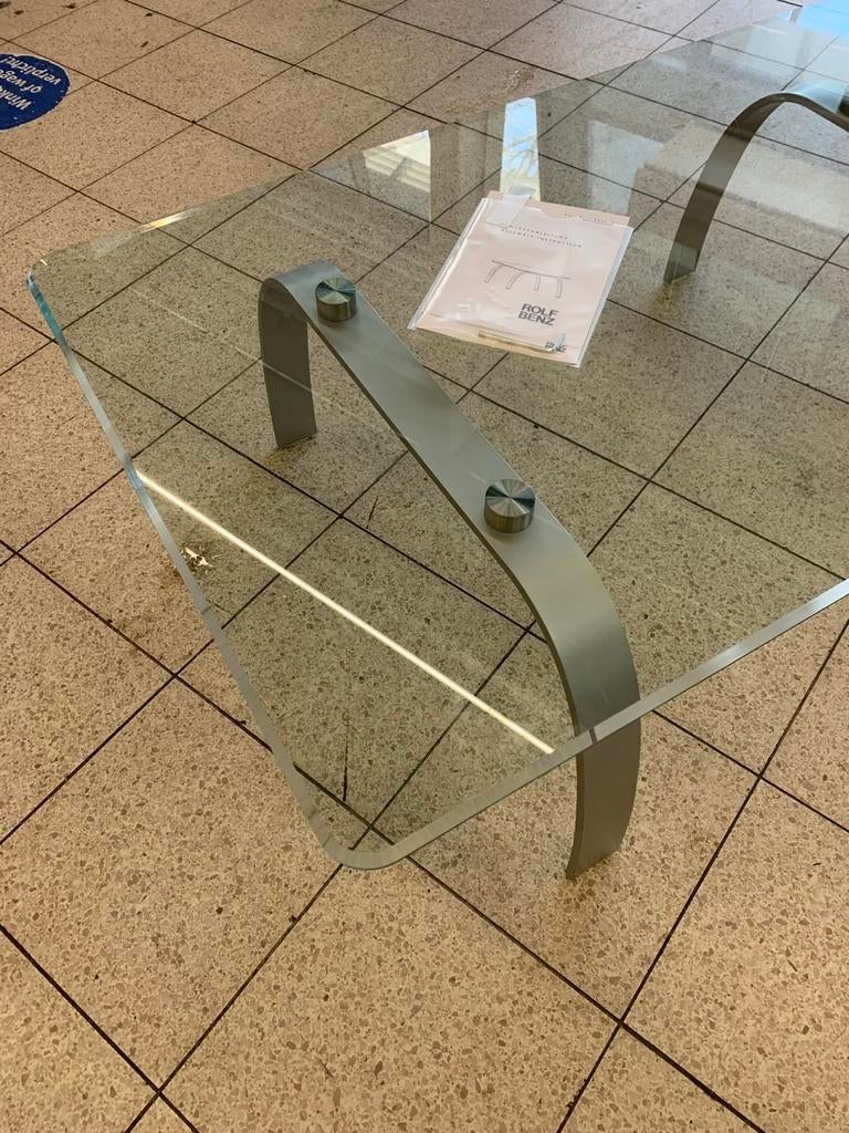 Tafel vintage Rolf Benz salontafel coffee table jaren 80, 100 tot 150 cm, Zo goed als nieuw, Rechthoekig, 50 tot 100 cm